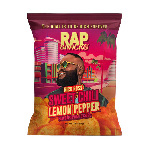 Rap Snacks 71 Gr Rick Ross Sweet Chili Lemon Pepper Chips