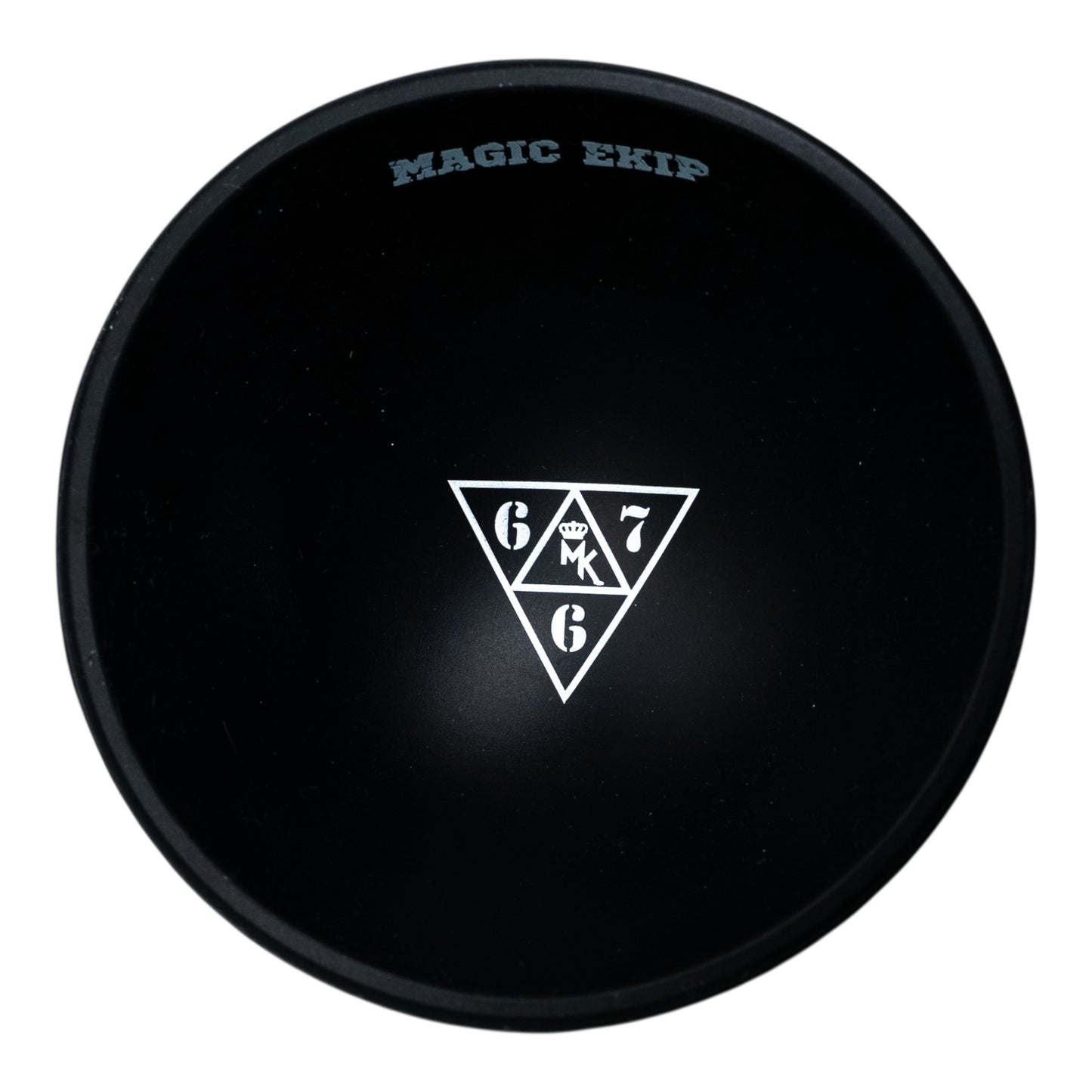 Bol mix Magic King x 667 – Vue de face, en silicone noir avec logo imprimé