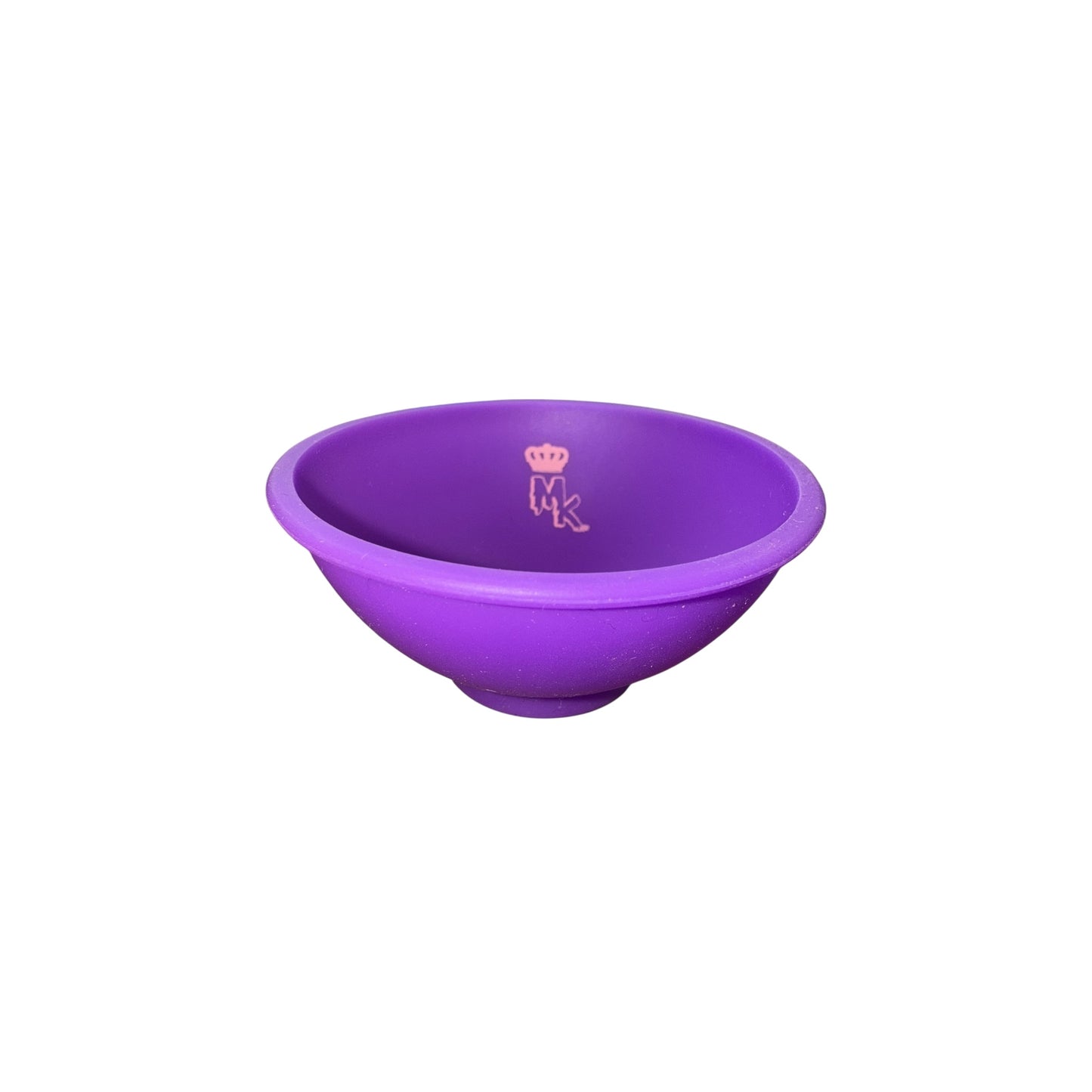 Bol MK Mix mauve en silicone, vue de face, design rond Magic King