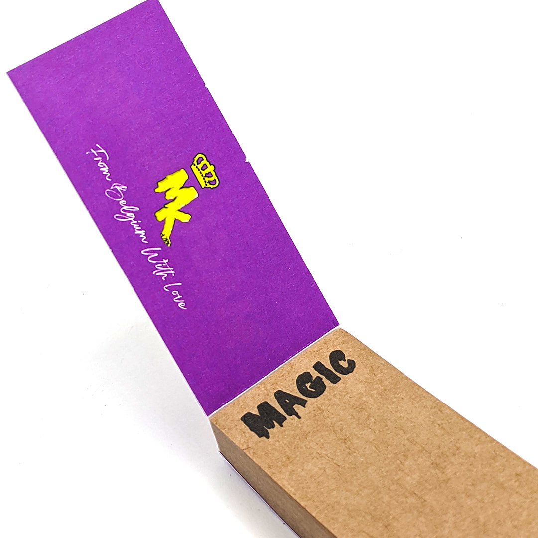 Carnet ouvert Magic King Tips Mauve – filtres non blanchis perforés, édition Donuts