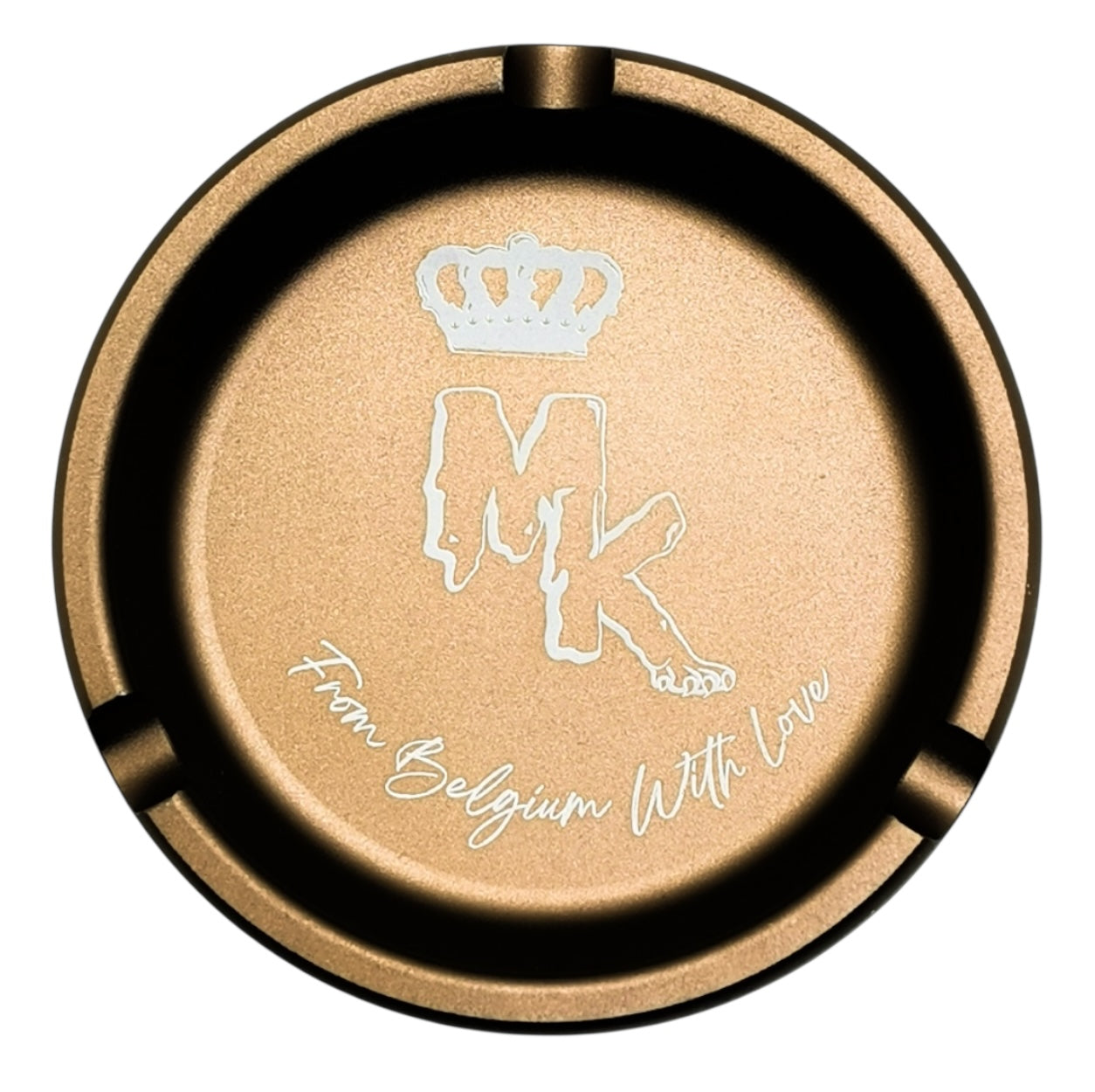 Cendrier artistique Magic King brun – design original, objet de collection premium