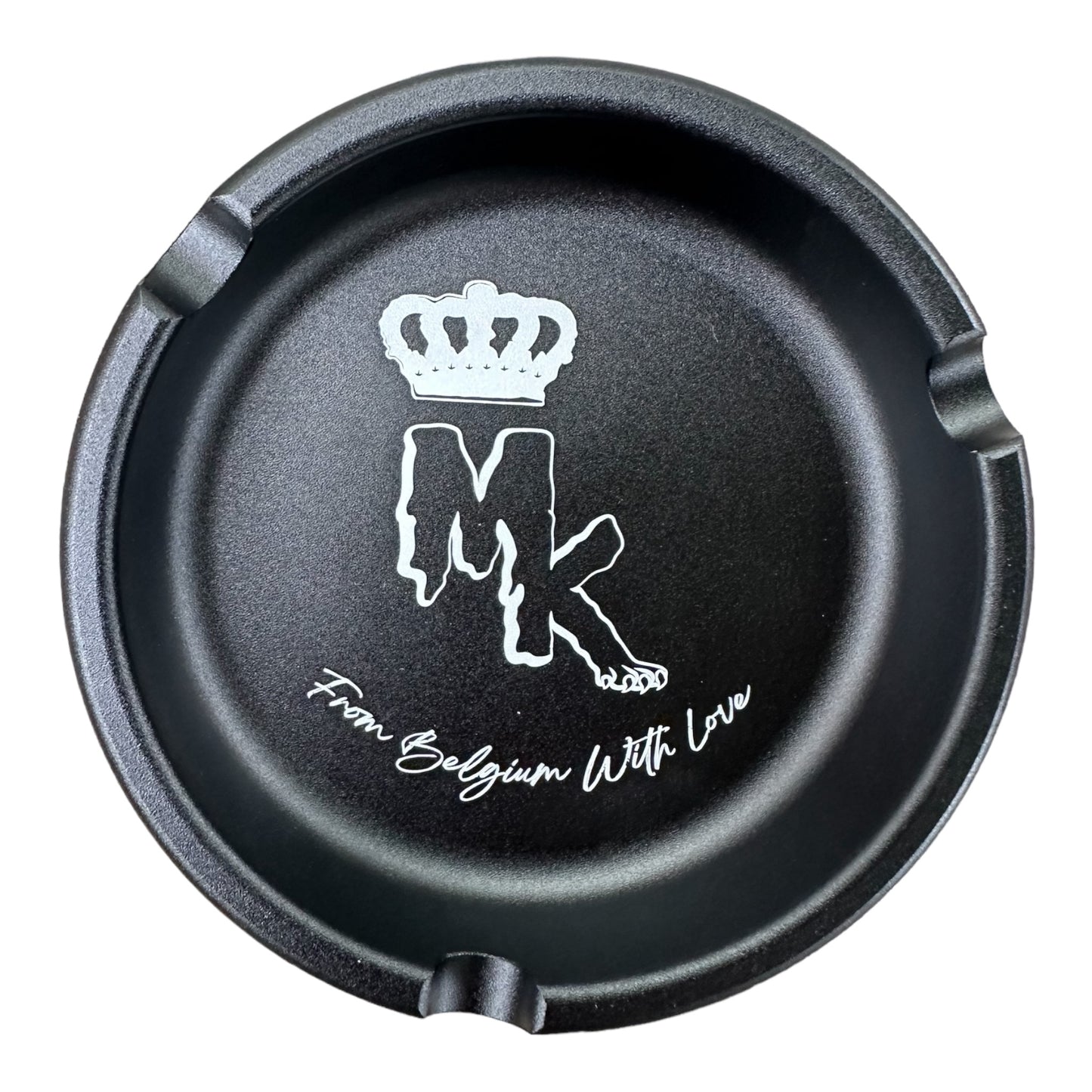 Cendrier Magic King Noir – Aluminium gravé From Belgium With Love