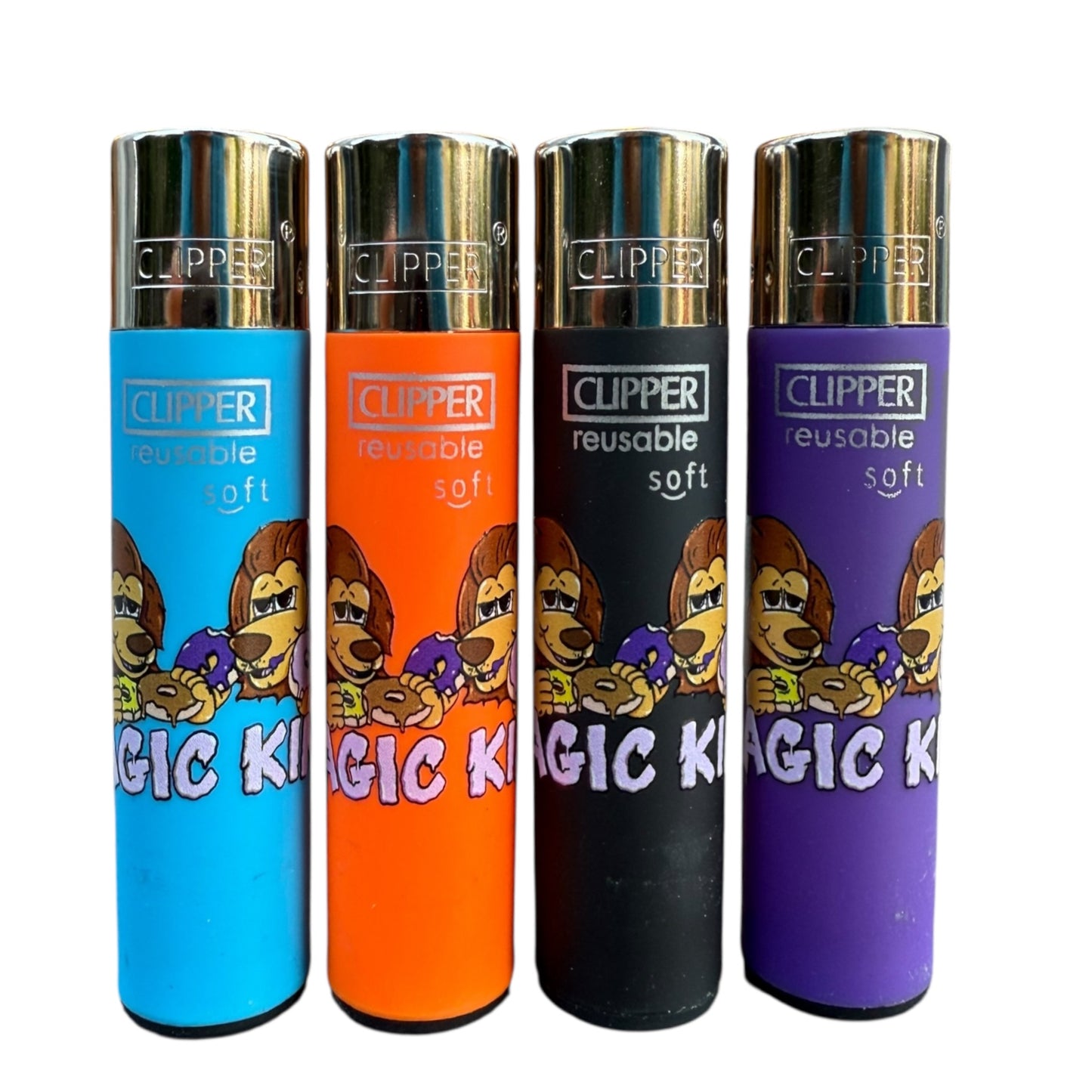 Briquets Clippers Magic King – design Lions Donuts, édition artistique emblématique
