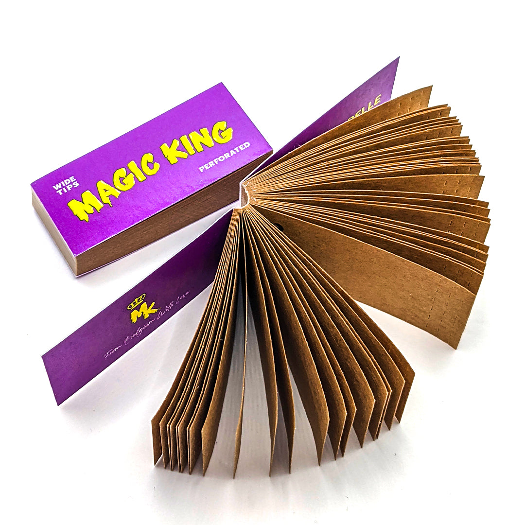 Design du carnet Magic King Tips Mauve – édition artistique, fabrication française