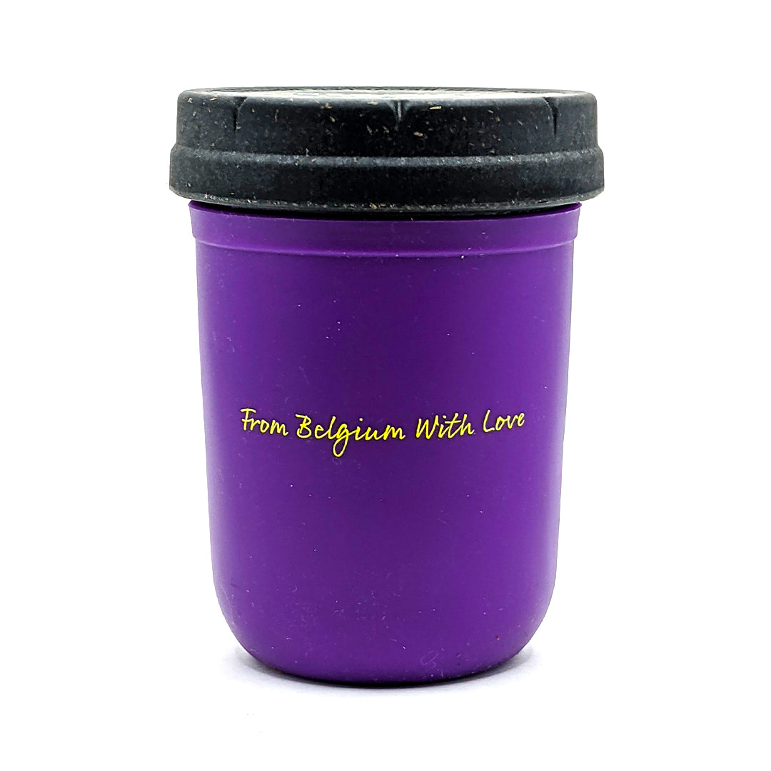Dos du Restash Jar mauve Magic King 80 ml – design artistique, infos au verso