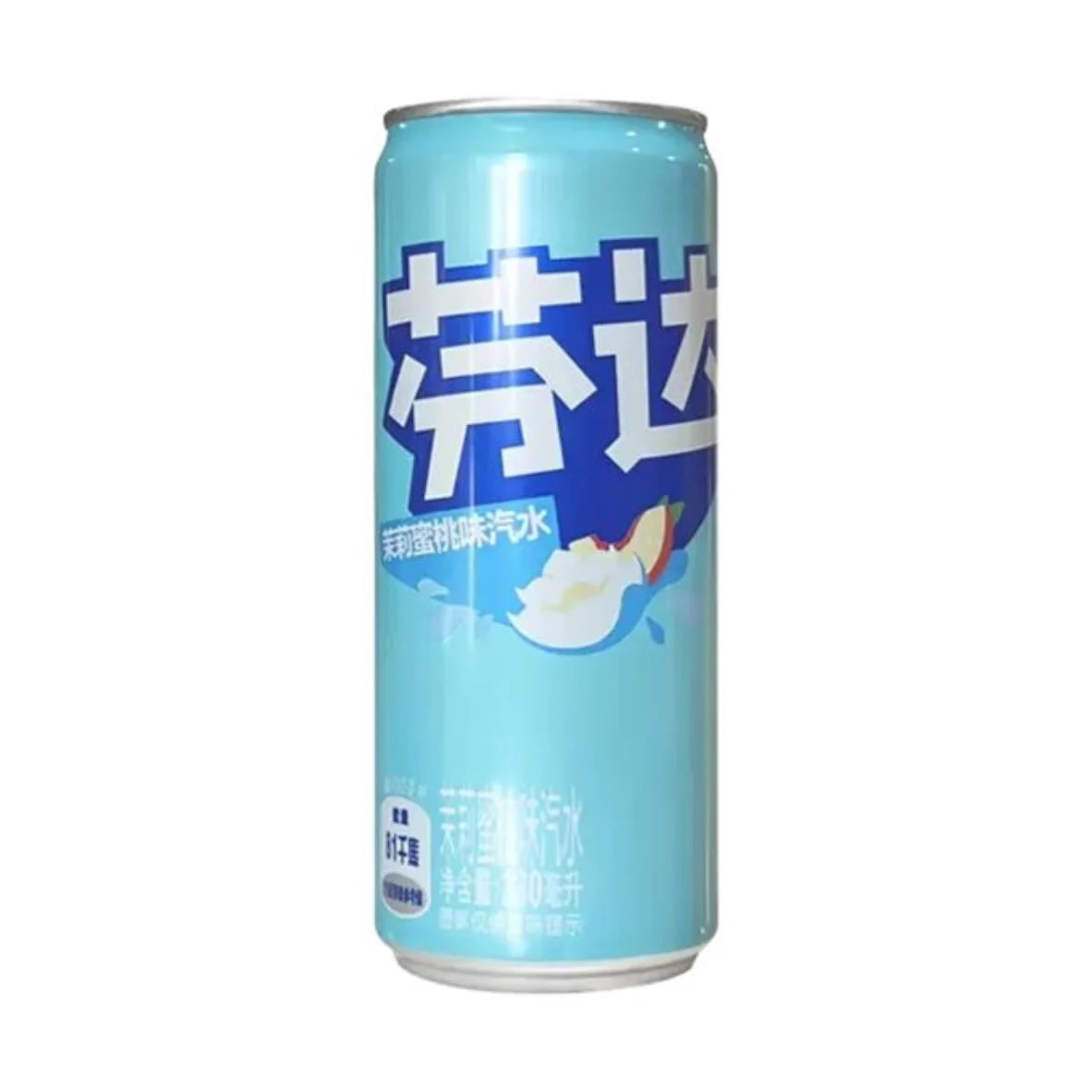 Fanta Asia Pêche Jasmin 330ml en canette asiatique – soda pétillant aux saveurs de pêche et de jasmin