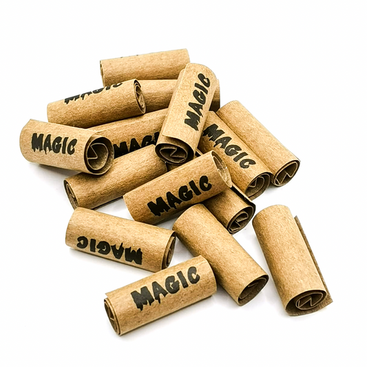 Filtres pré-roulés Magic King mauve – Papier non blanchi, roule prêts à l’usage