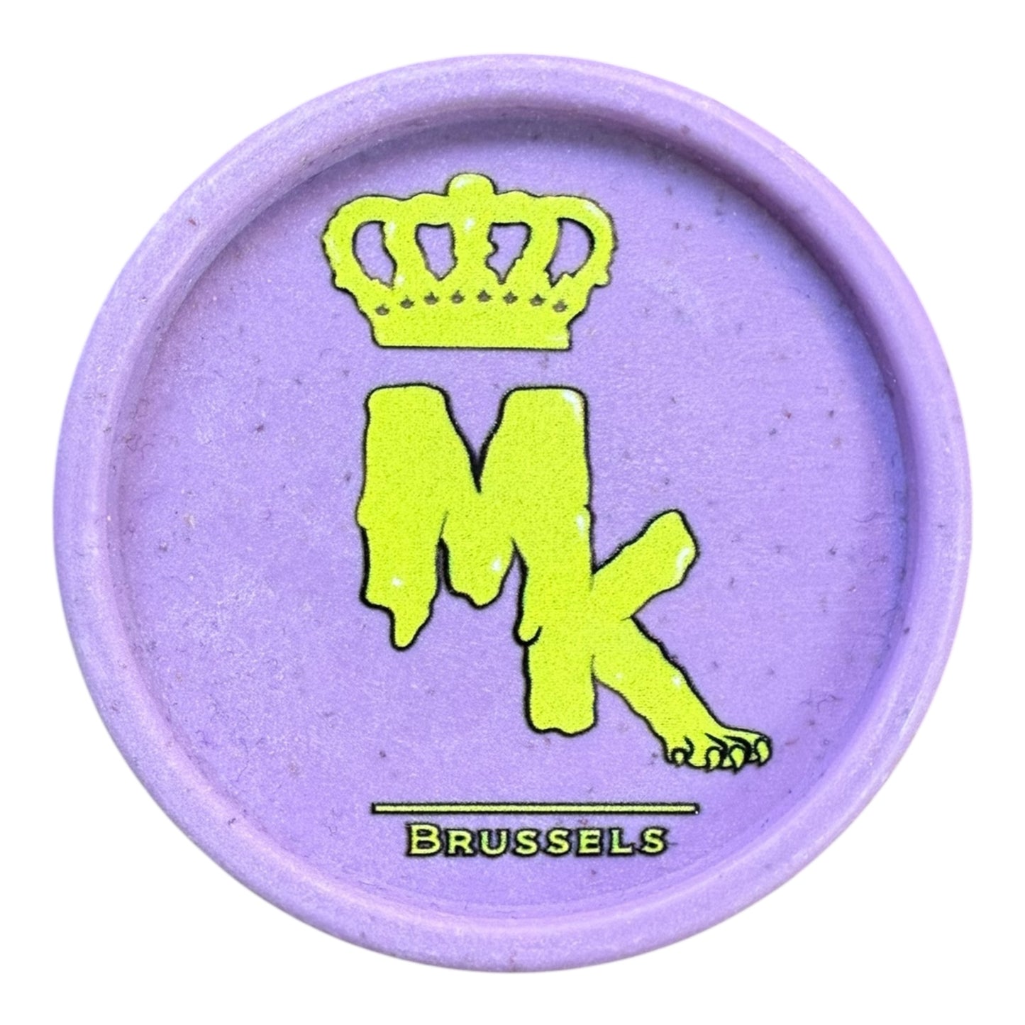 Grinder MK Melted en chanvre mauve signé Magic King, vue de face