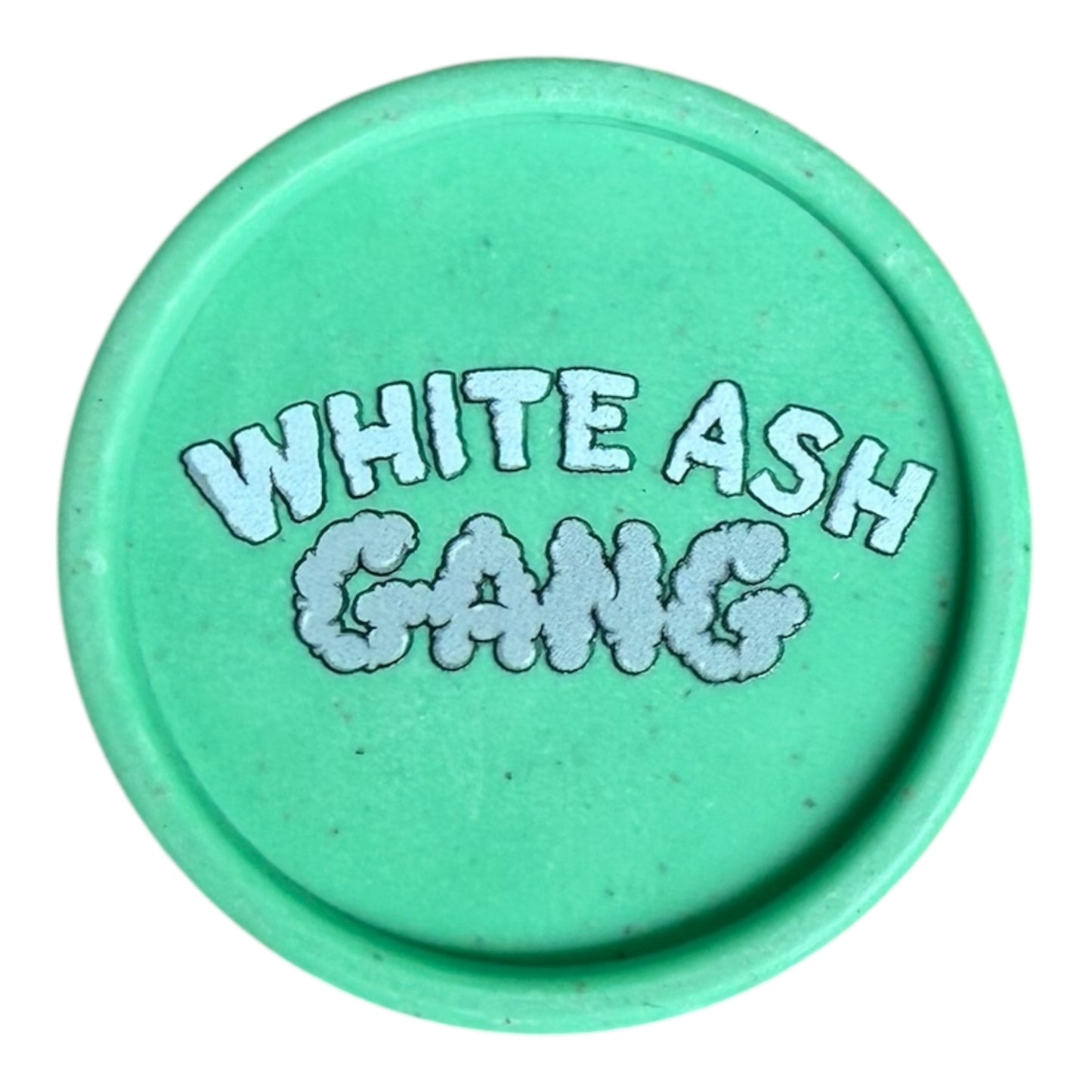 Grinder Magic King White Ash Gang – vue de dos avec design complet