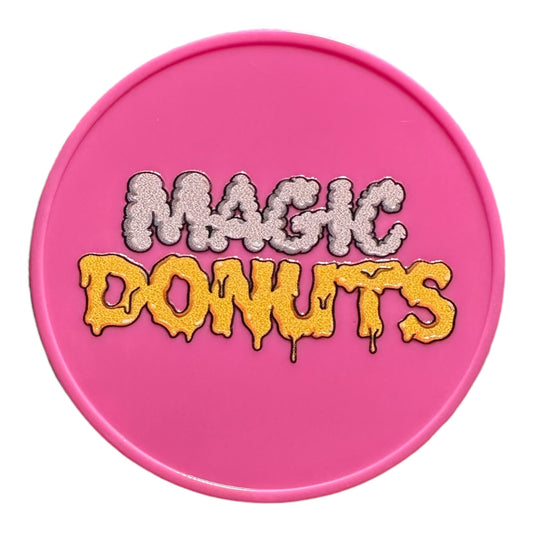 Grinder Magic King Magic Donuts rose, dos avec motif artistique Donuts