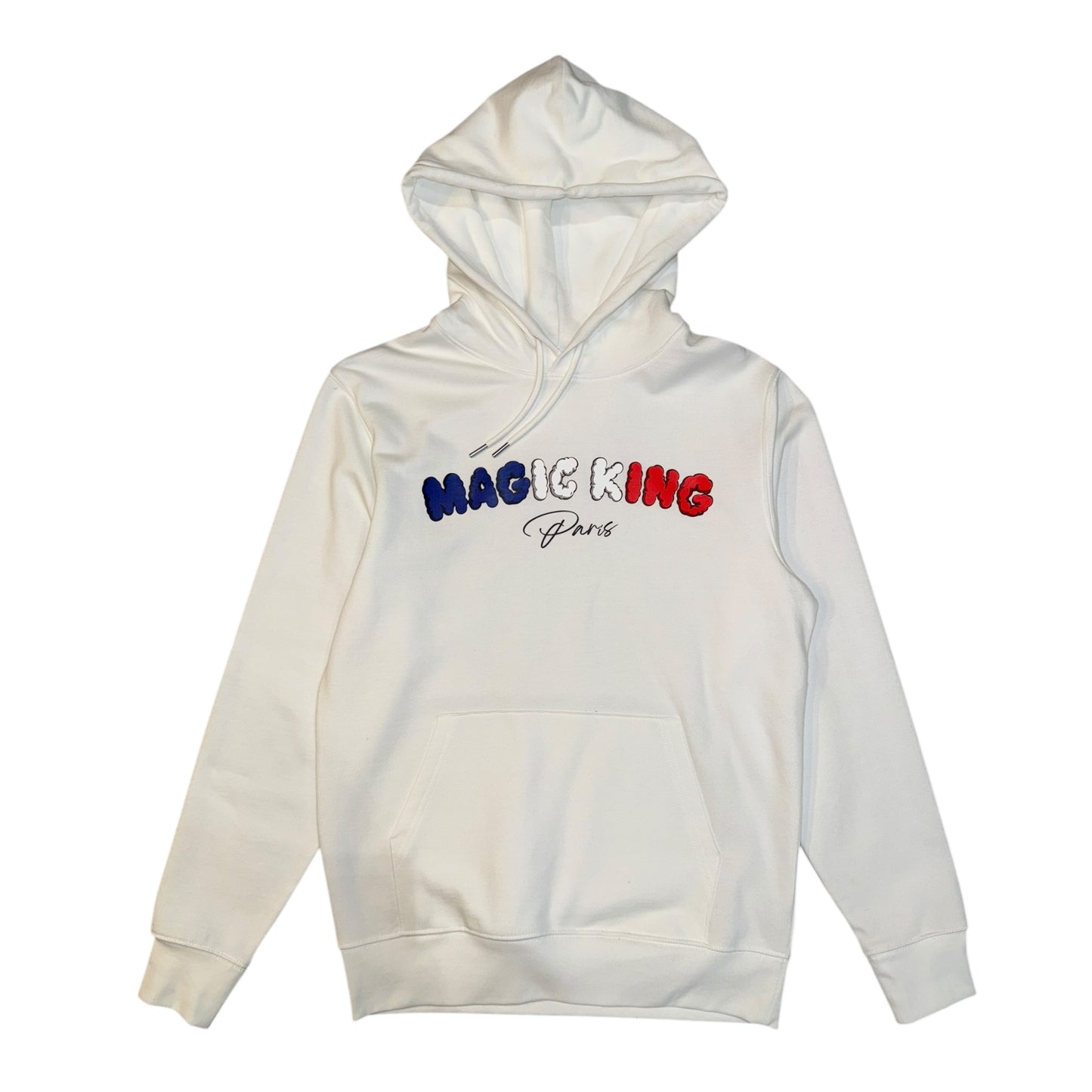 Hoodie Magic King Paris Off White en coton bio, édition limitée