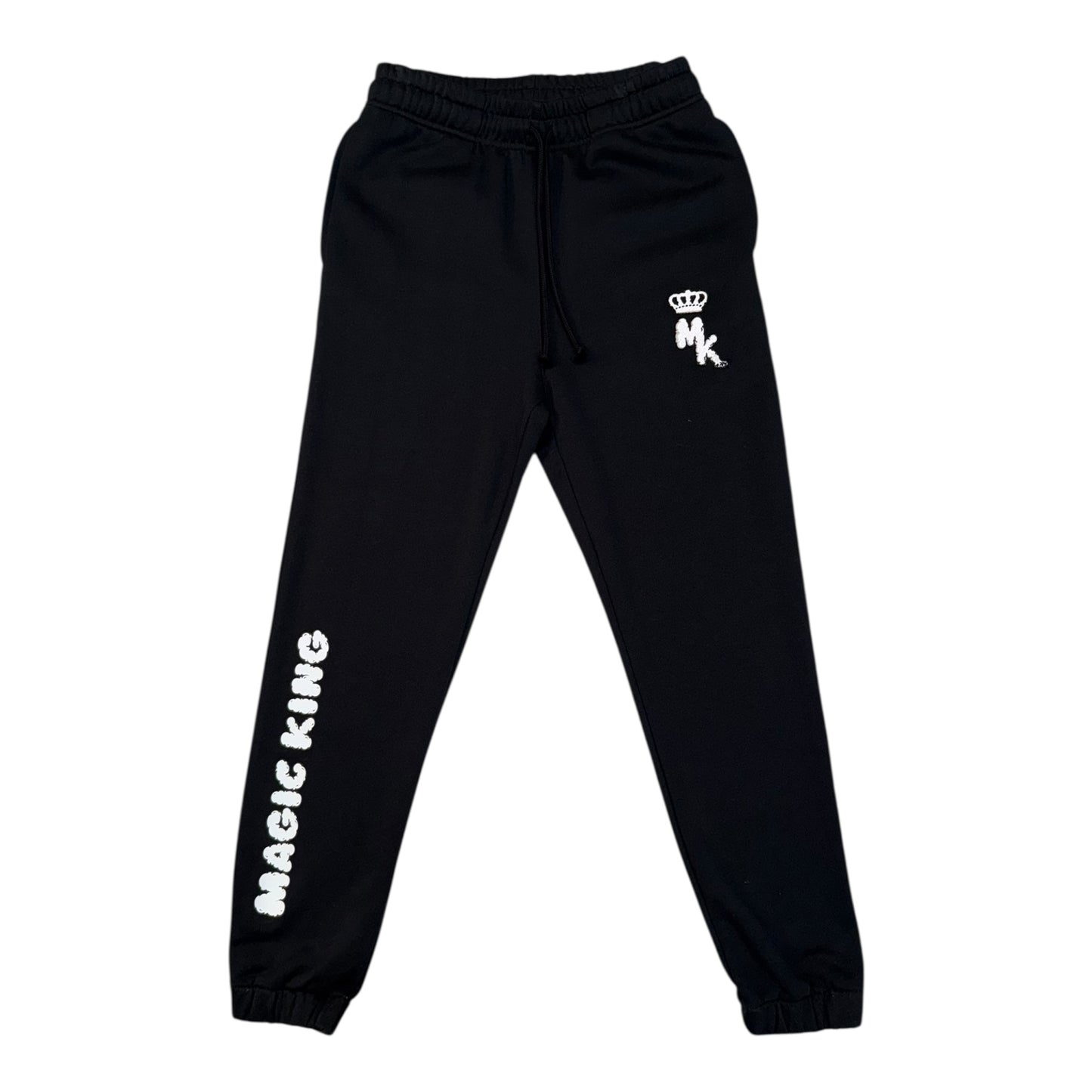 Jogging Magic King Noir – vue de face, coupe droite et design épuré