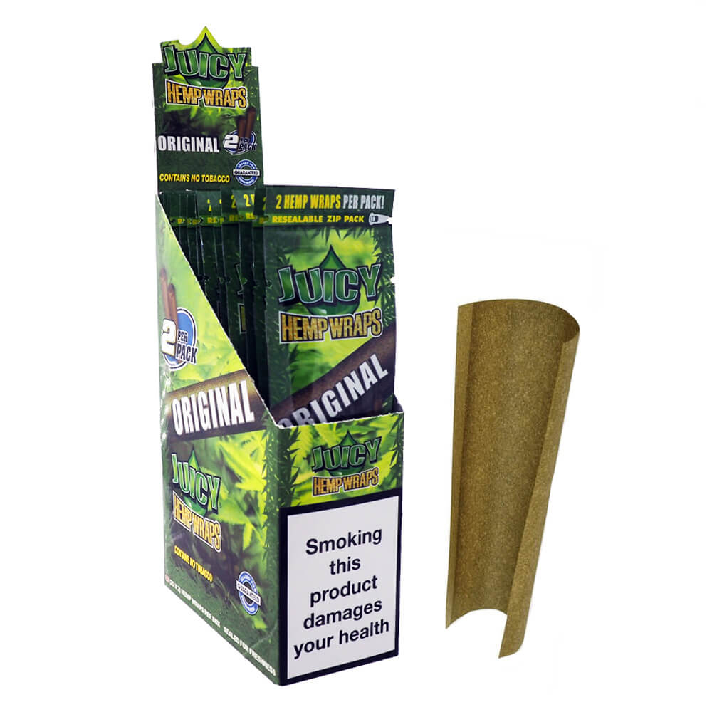 Juicy Jay's Hemp Wrap Original en chanvre naturel sans tabac ni nicotine