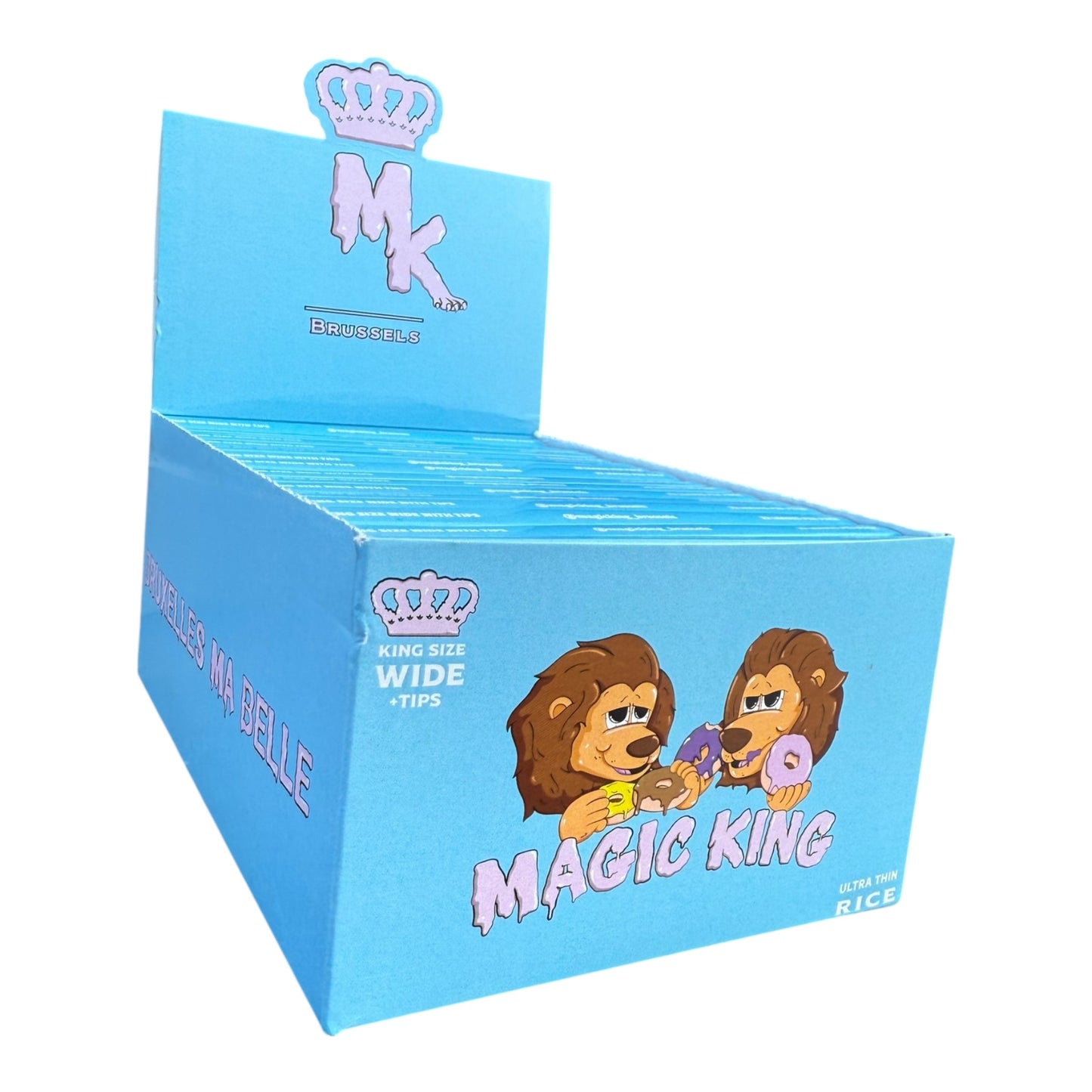Feuilles artistiques Magic King Bleu Riz Large – boîte de face édition ultra fin