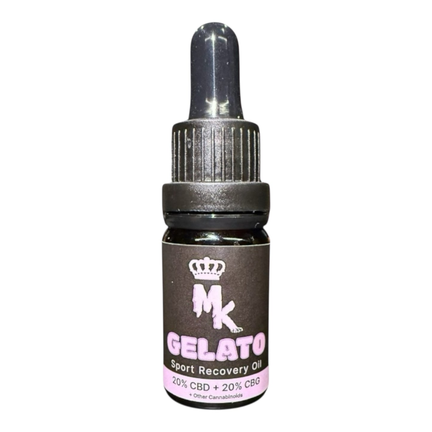 MK Recovery Oil Gelato 20% CBD + 20% CBG – bouteille huile premium sport
