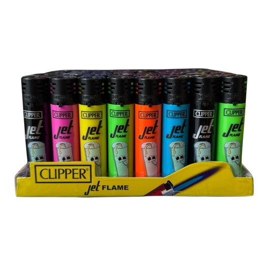 Magic King Clippers Magic Donuts Boite JETFLAME - Briquet Clipper à flamme jet, rechargeable et édition exclusive inspirée du design Magic Donuts.