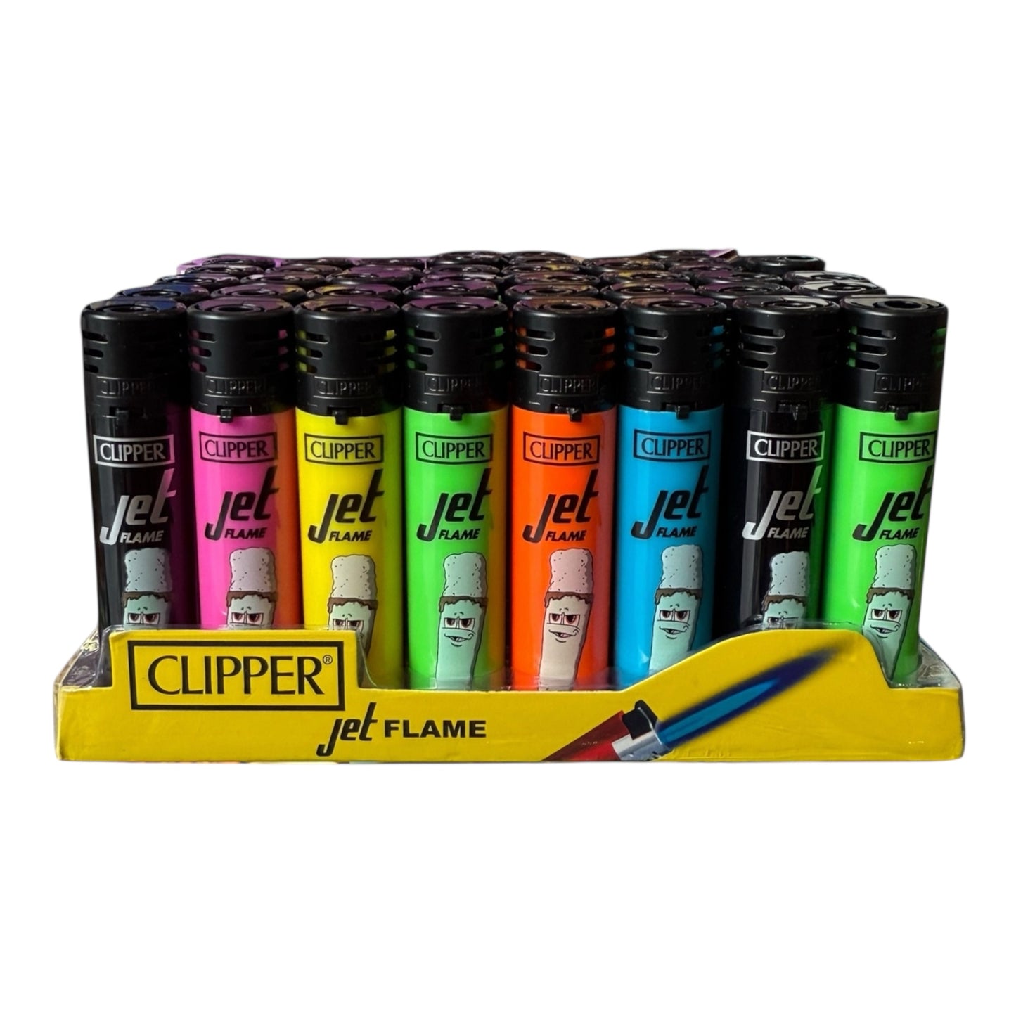 Magic King Clippers White Ash Gang JETFLAME Boîte - Briquet Clipper à flamme jet, rechargeable et édition exclusive.