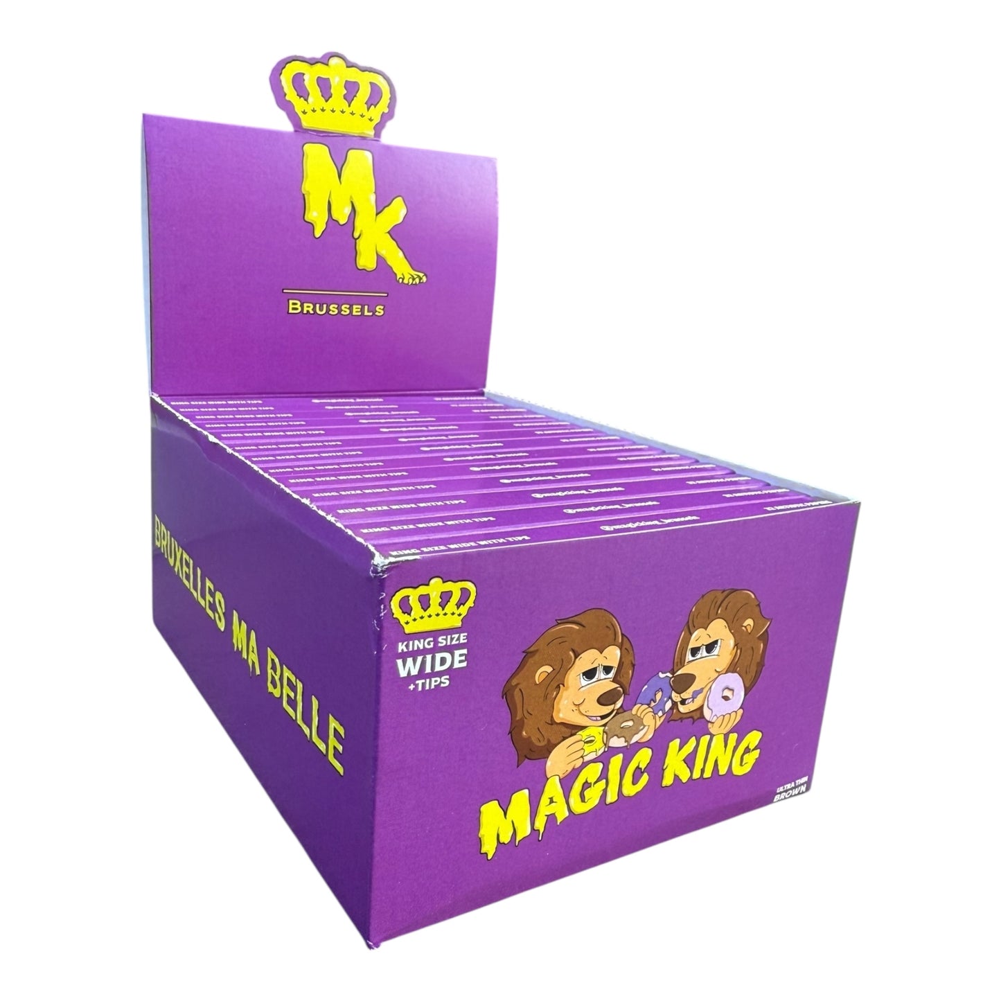 Magic King Donuts Mauve Large + Tips – boîte de face édition non blanchie