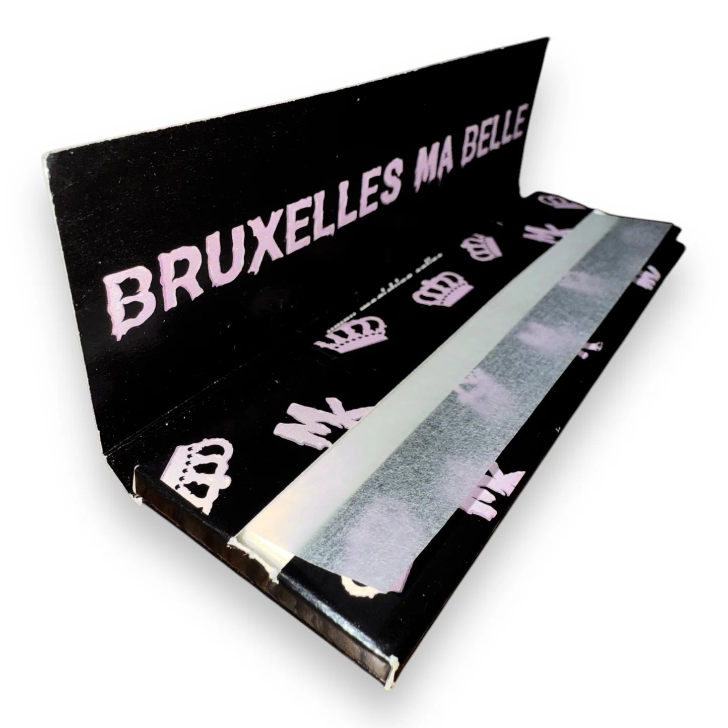 Feuilles Magic King Donuts Noir ouvertes de côté – fabrication artisanale France, design noir exclusif