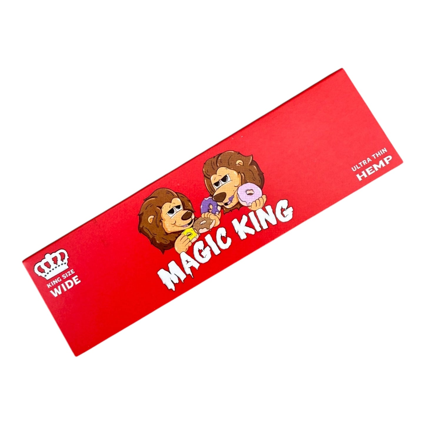 Feuilles artistiques Donuts Rouge Magic King – face avant pack chanvre ultra fin