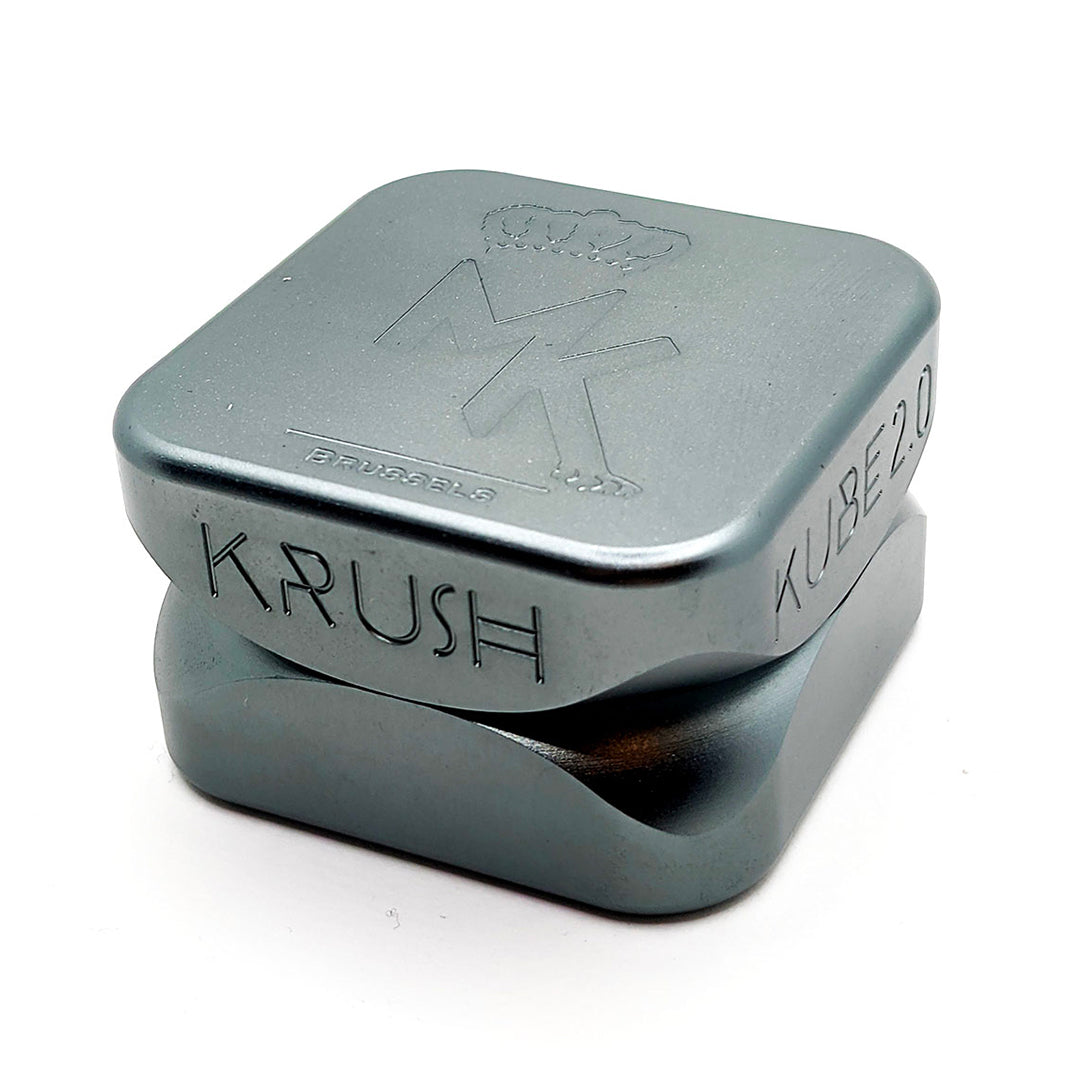 Grinder Magic King x Krush 2.0 anthracite – édition limitée 55mm, aluminium anodisé