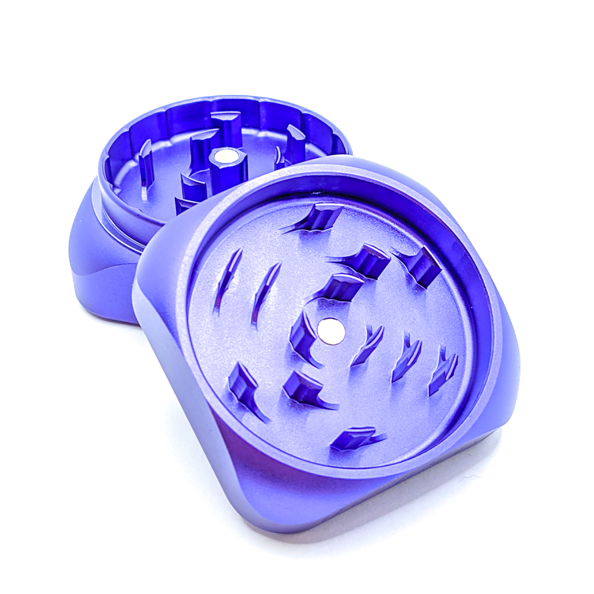 Grinder Magic King x Krush Mauve – Ouvert, dents en aluminium anodisé