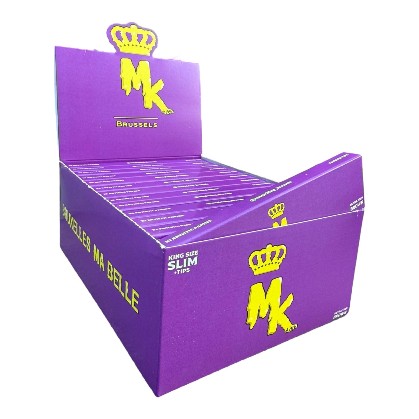 Magic King Slim Mauve + Tips – boîte de face feuilles artistiques non blanchies