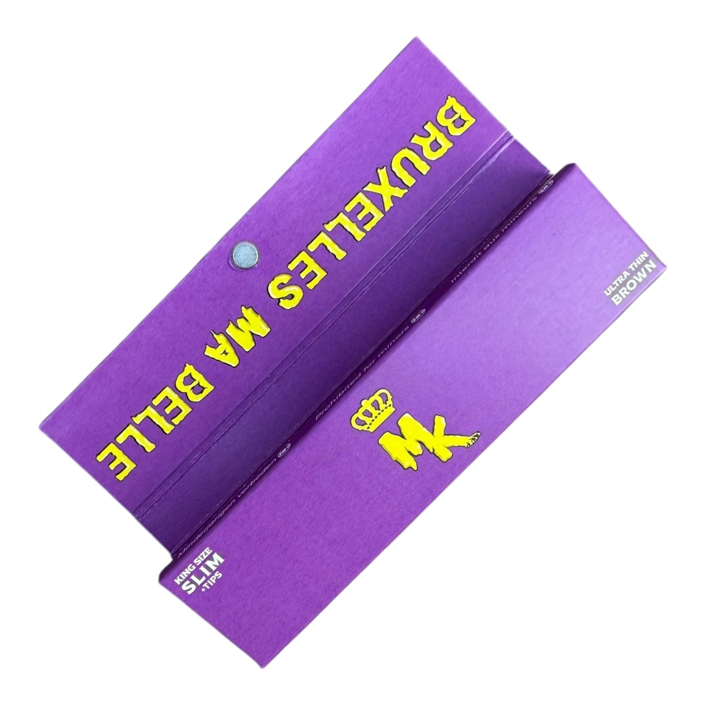 Magic King Slim Mauve + Tips – carnet ouvert Bruxelles Ma Belle design belge