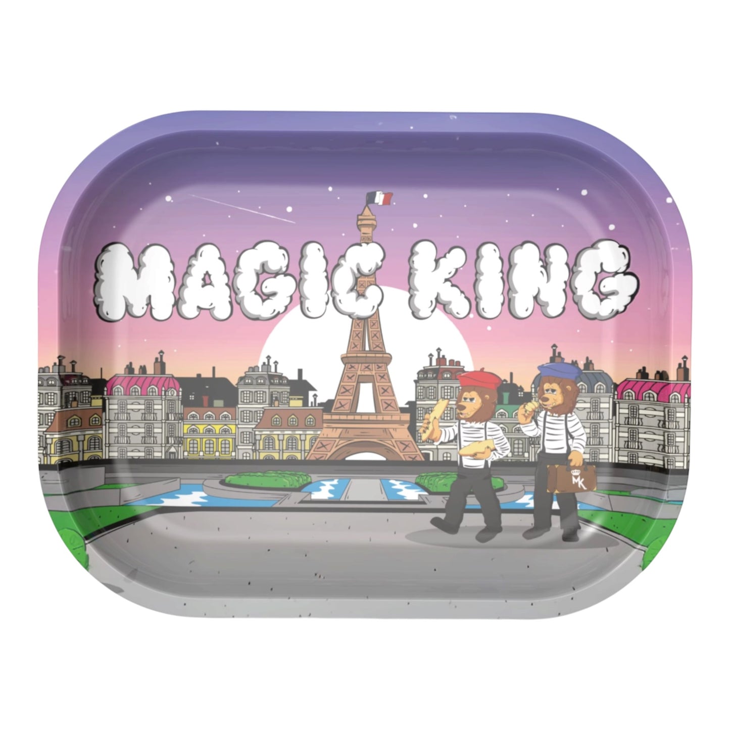 Plateau Magic King Paris Nuit avec les Frères Magic et la Tour Eiffel