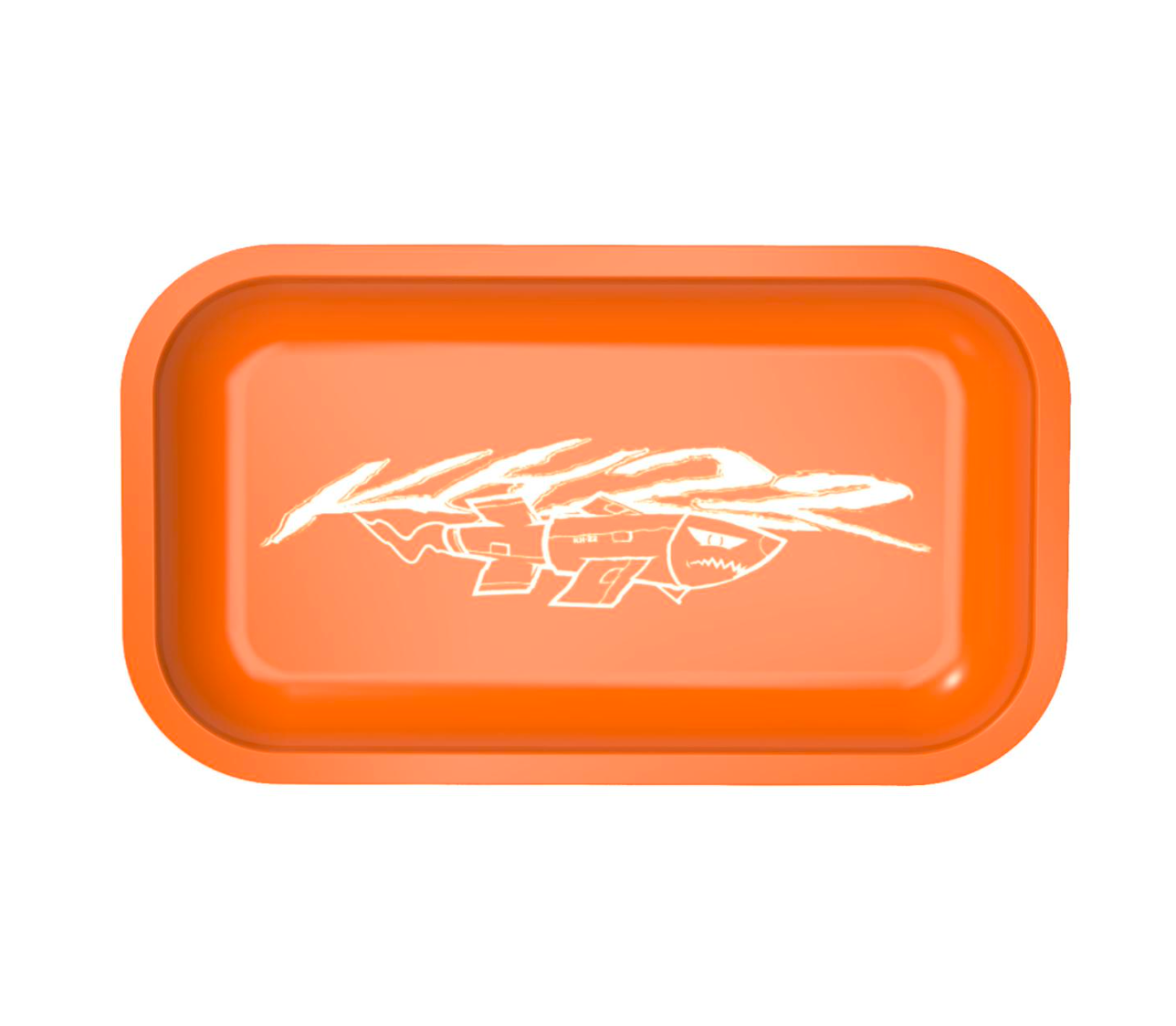 Plateau en métal orange ASHE 22 KH22, format medium 16x27 cm, édition exclusive