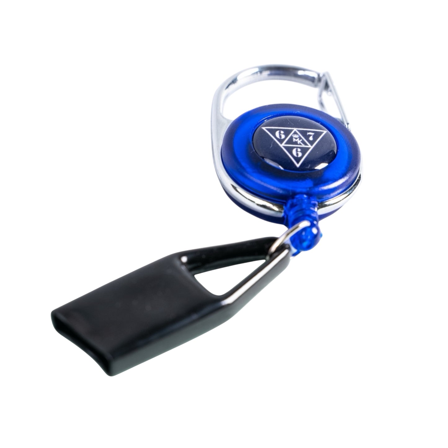 Porte-briquet MK x 667 bleu – leash brillant anti-vol pour Clipper ou Bic Mini