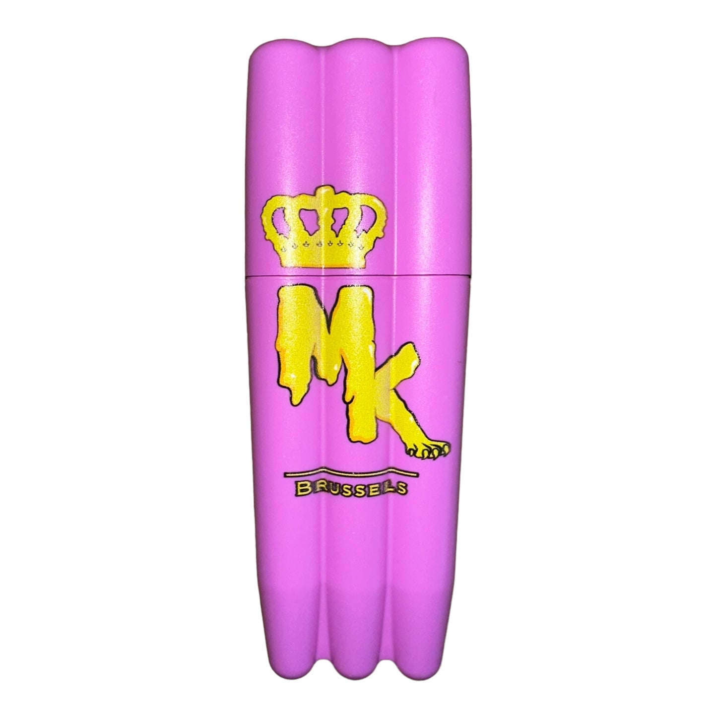 Triple porte-joint face mauve Magic King avec logo MK Brussels discret