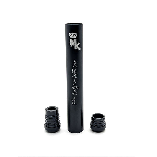 Porte-joint en aluminium Magic King noir ouvert – protection pratique pour joint roulé