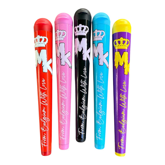 Collection Porte-Joint MK Magic King Tubes de Stockage Noir Mauve Rouge Rose Bleu, accessoires artistiques premium