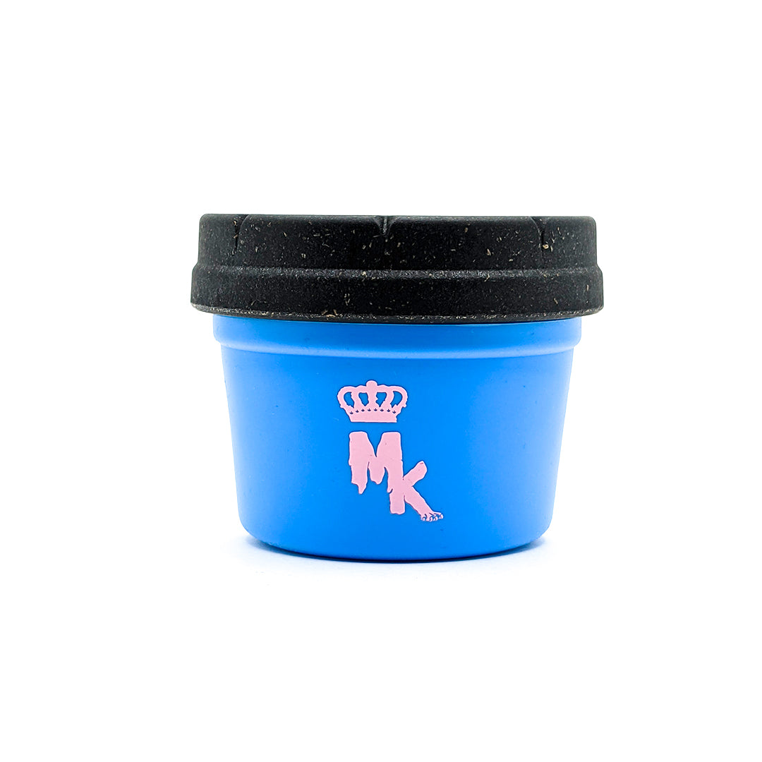 Restash Jar Magic King bleu 40 ml – bocal hermétique compact avec couvercle en bambou