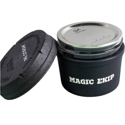 Pot Restash MK x 667 – Vue arrière ou inclinée, détails du verre et marquage arrière