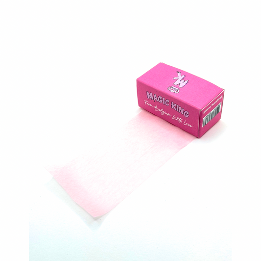 Ouverture rouleau papier rose 4 mètres Magic King ultra-fin fabriqué en France