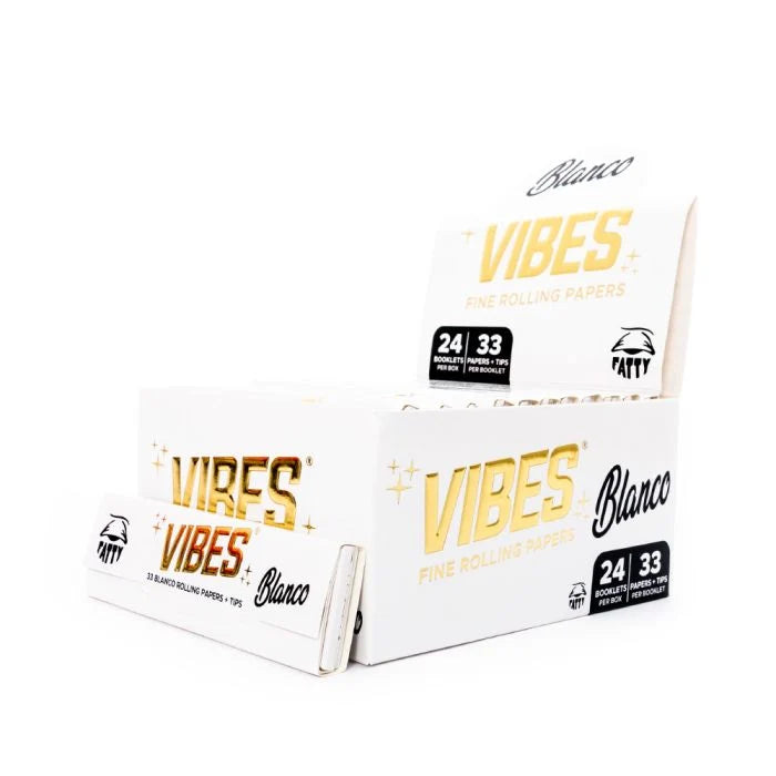 VIBES Feuilles + Filtres Tips - Fatty Blanco (Large)