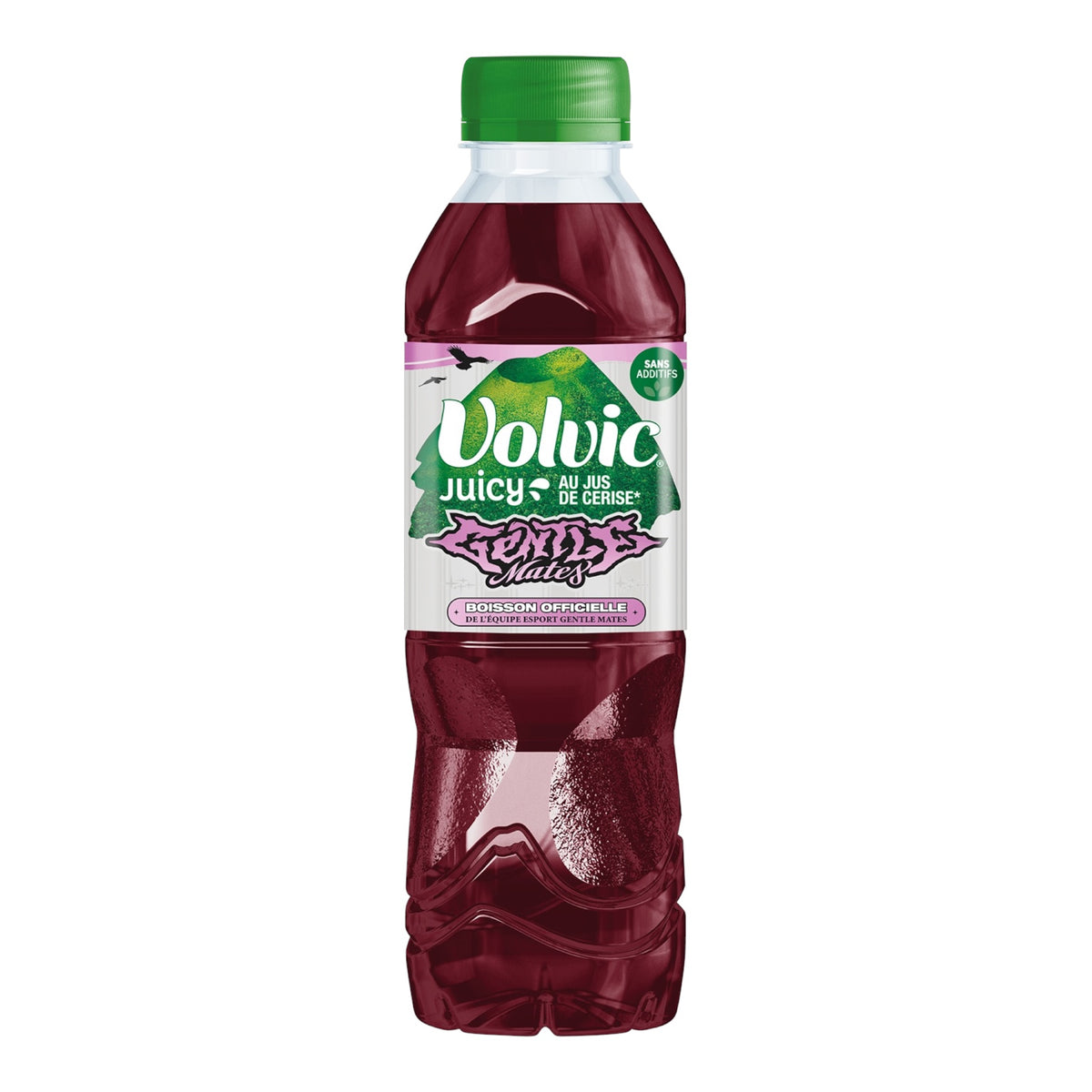 Volvic Juicy Cerise 50cl en bouteille plastique – boisson fruitée à la cerise