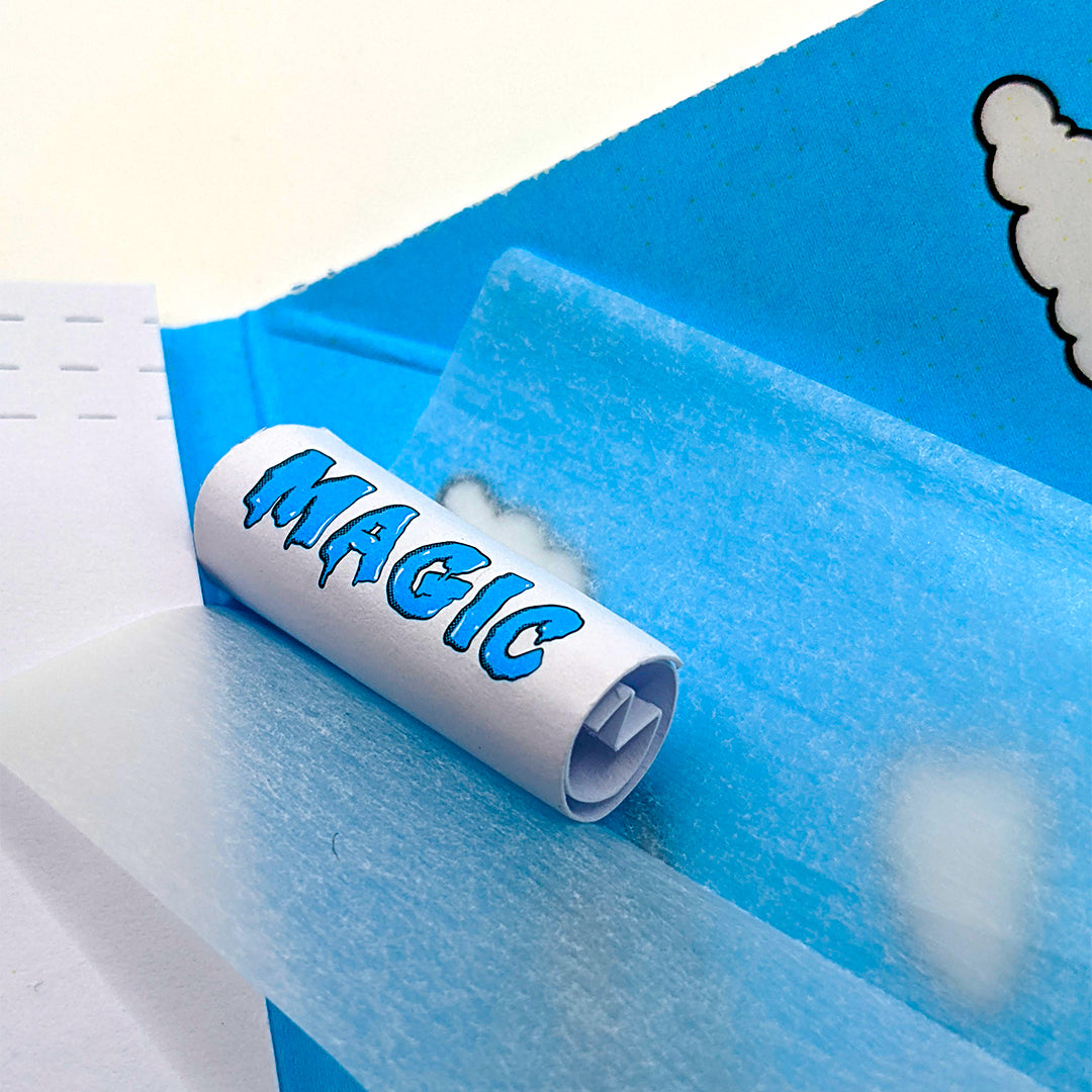 Logo Magic King – création belge inspirée de Bruxelles, estampillée sur la papeterie artistique