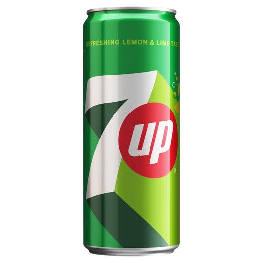 7UP Citron 33 cl en canette – soda pétillant au citron et citron vert