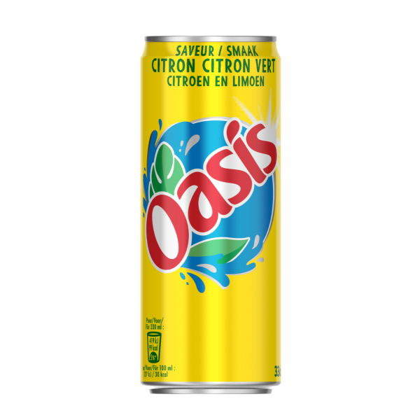 Oasis Citron Citron Vert 33cl