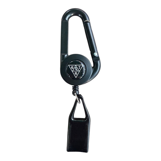 Lighter Leash 3.0 MK x 667 en noir, accessoire porte-briquet Magic King, vue de dos