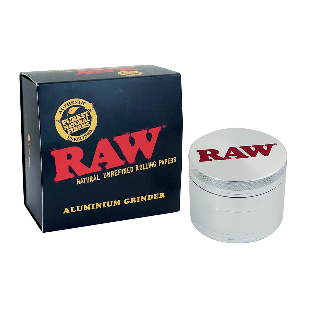 RAW Grinder Métal - Silver (4pcs)
