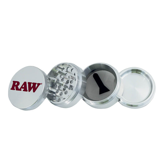 RAW Grinder Métal - Silver (4pcs)