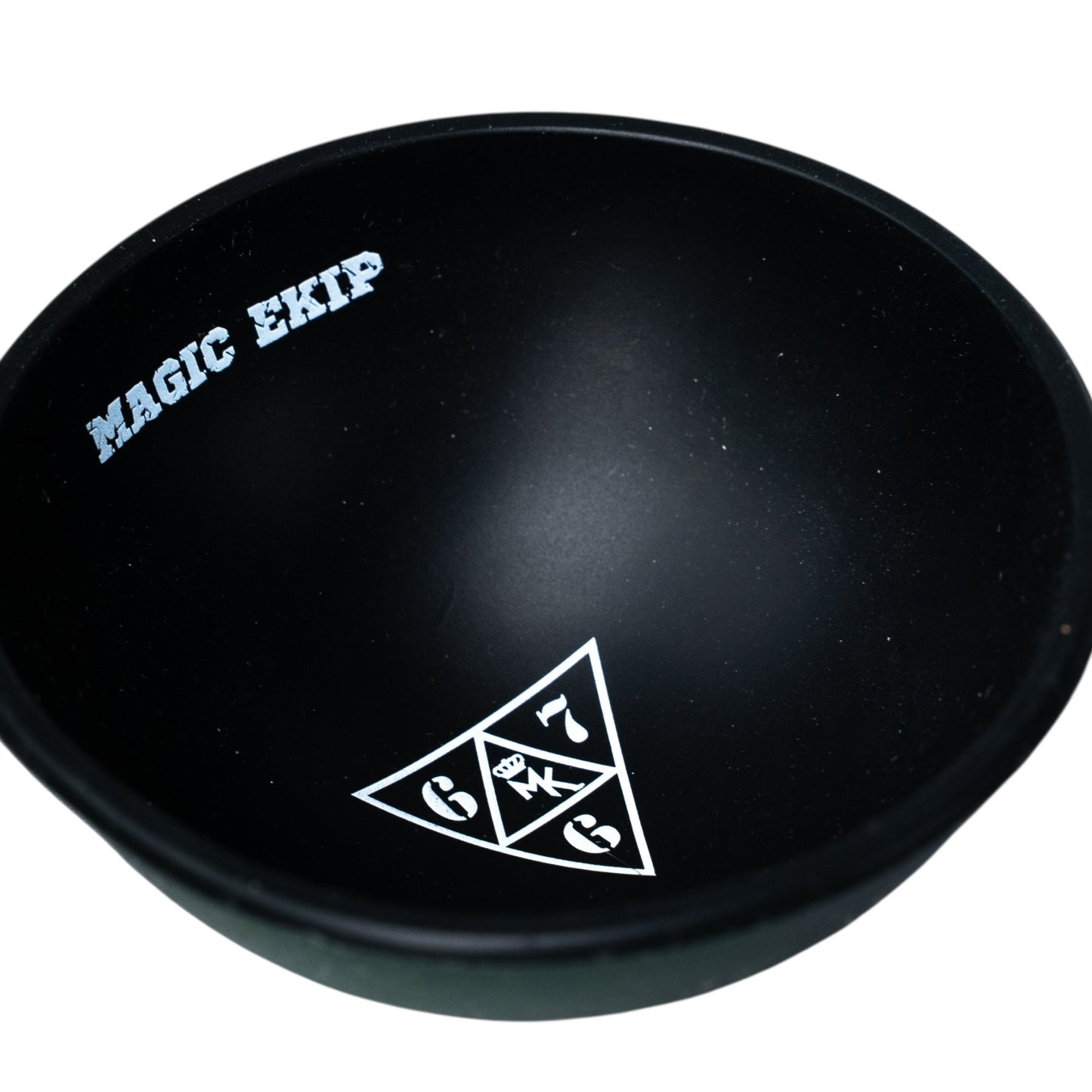Bol en silicone Magic King x 667 – Vue de profil, design ergonomique noir mat