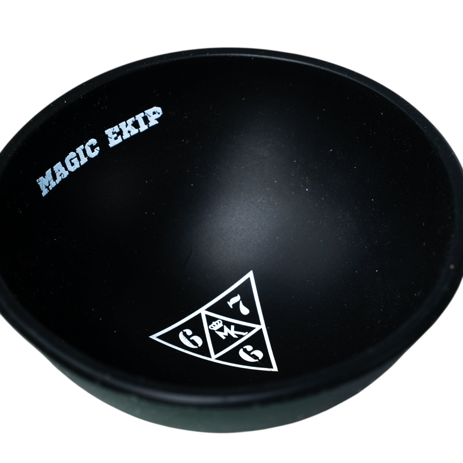 Bol en silicone Magic King x 667 – Vue de profil, design ergonomique noir mat