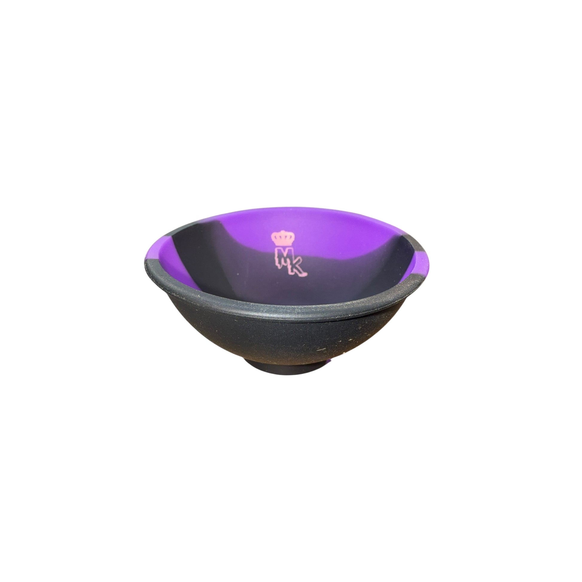 Bol MK Mix Magic King en silicone camo noir et mauve, vue de face
