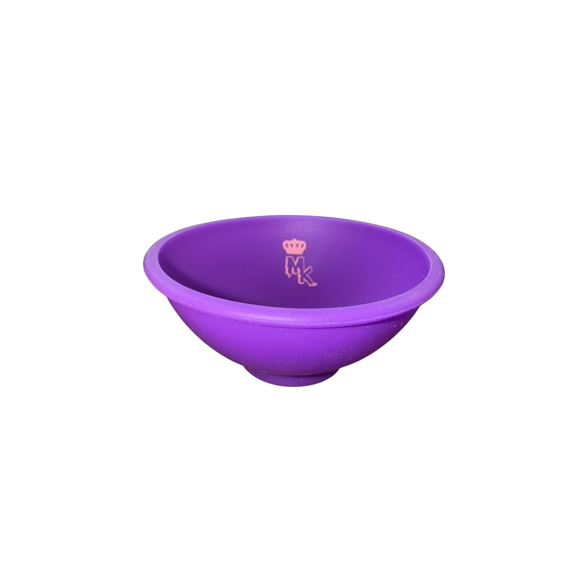 Bol MK Mix mauve en silicone, vue de face, design rond Magic King