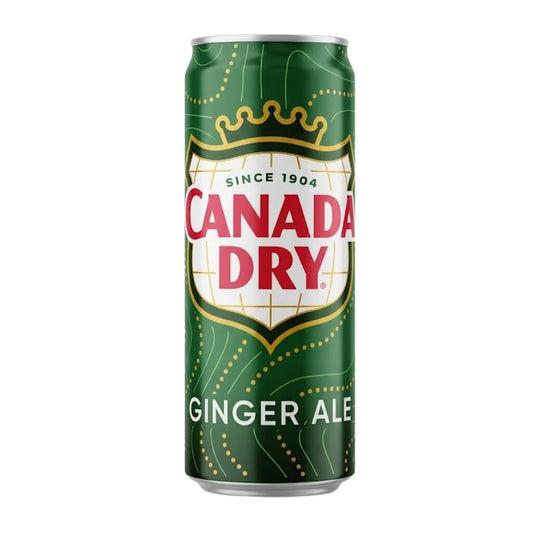 Canada Dry Ginger Ale 33cl en canette – soda pétillant au gingembre